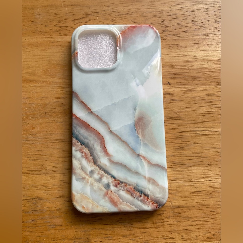 Marble Agate Stone iPhone 16 Pro Max Case - Chic Protective Cover